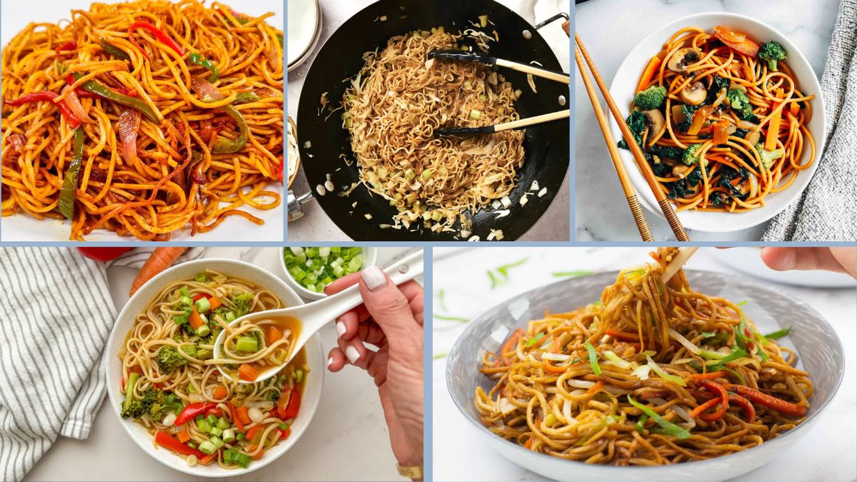 8-Step Recipe For Flavorful Veg Chow Mein At Home