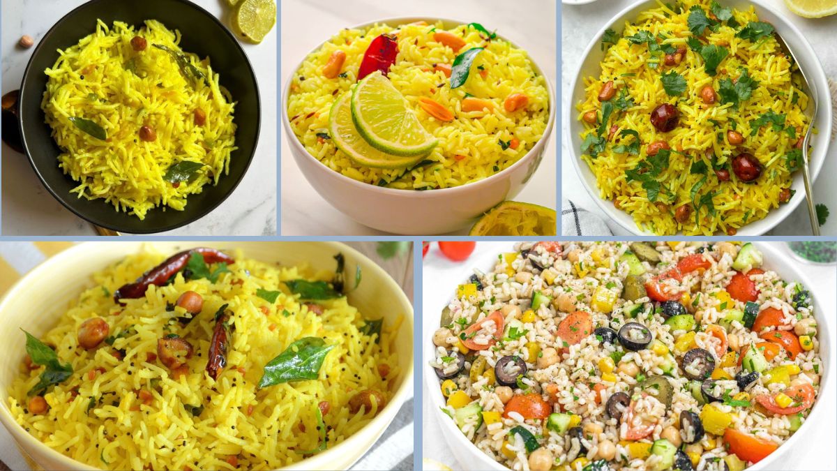5 Steps To Make Quick Lemon Rice For Lunchboxes