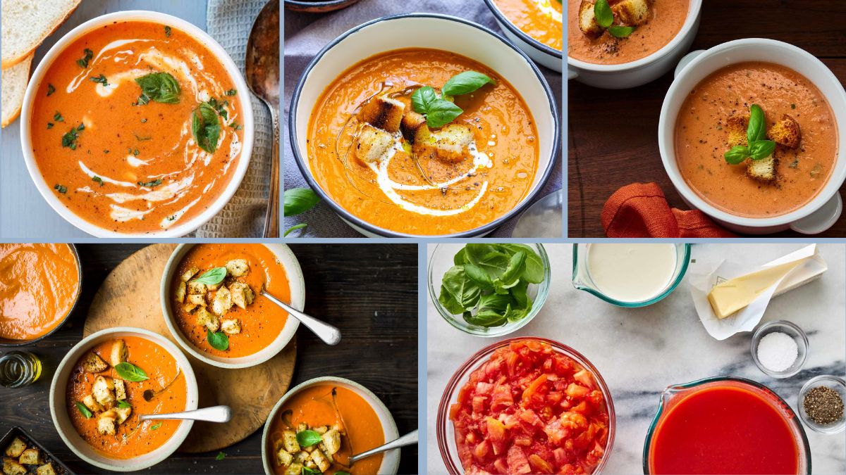 7 Steps to Cook a Creamy Tomato Basil Soup
