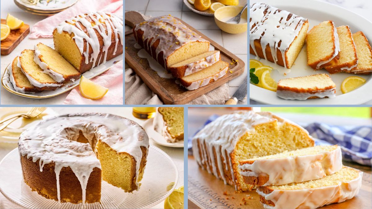 Classic Lemon Pound Cake With Glaze