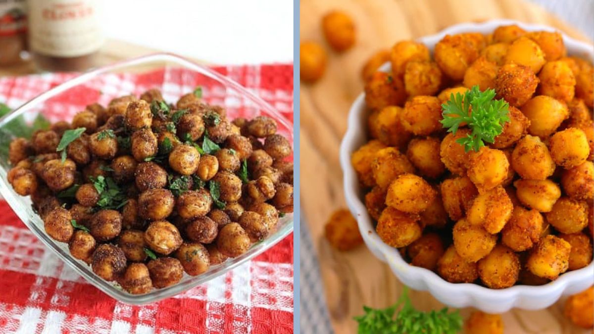 Spicy Roasted Chickpeas for a Healthy Snack