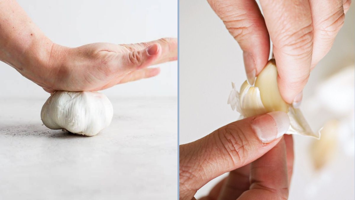 Peeling Garlic Quickly and Easily